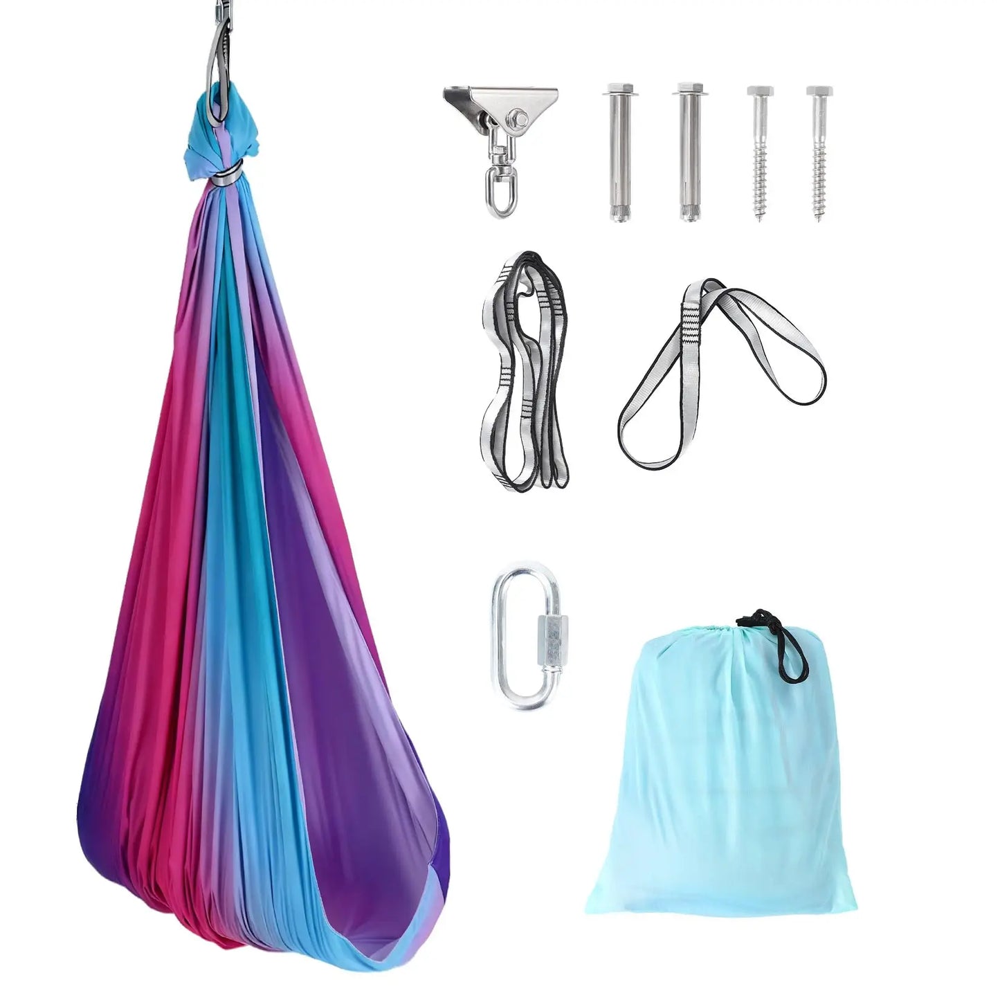 HiMISS Sensory Swing Hammock Chair for Kids Indoor Outdoor 360Swivel