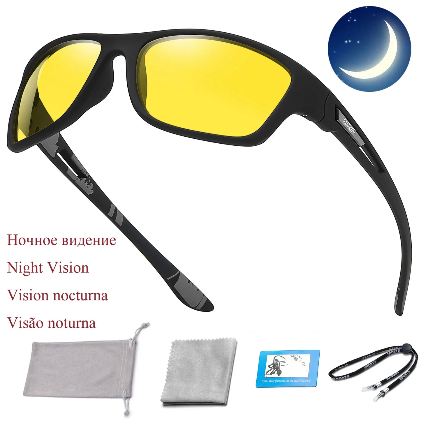 DALWA Polarized Fishing Sunglasses UV400 For Men Women Driving Hiking Cycling