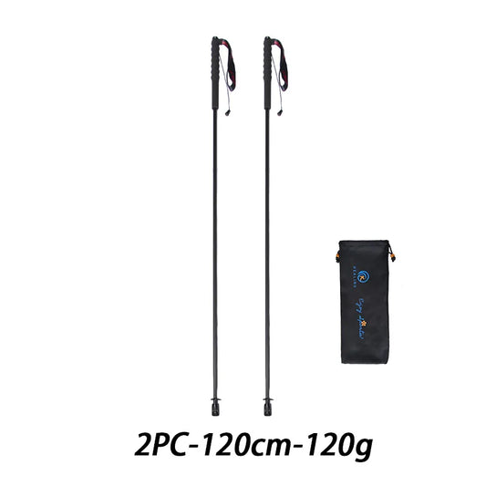 OKHEALING Ultra Light Foldable Carbon Fiber Trekking Poles For Hiking