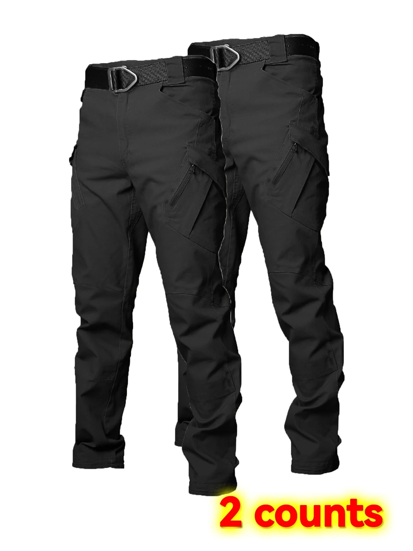 Men's Wear Resistant Multi Pocket Cargo Trousers Outdoor Tactical Pants