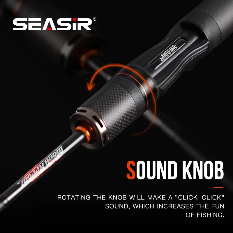 SeaSir Spinning Baitcasting Rod With Fuji Guide Rings