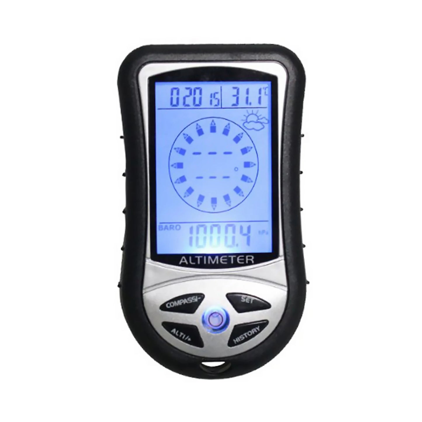 8 In 1 Handheld Altimeter Compass Thermometer With Backlight
