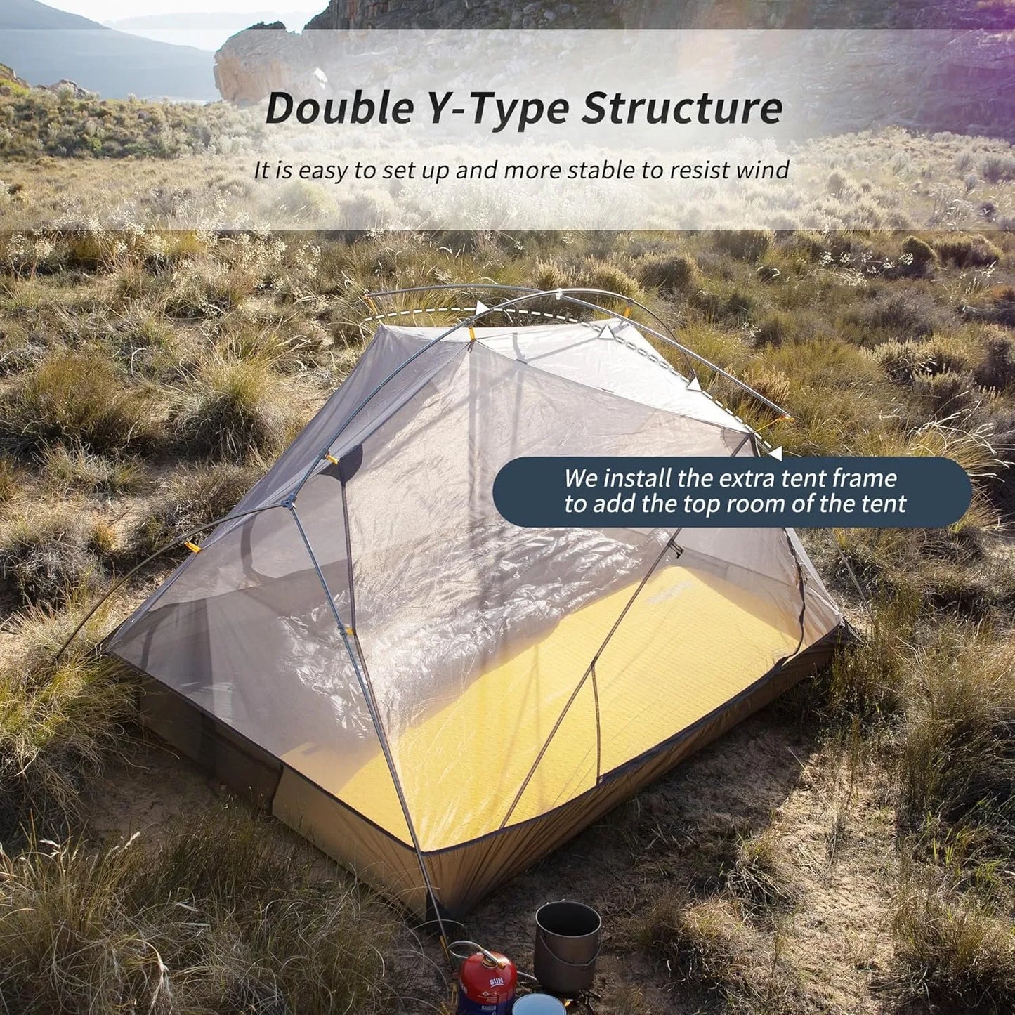 Naturehike Mongar Ultralight 2 Person Waterproof Tent