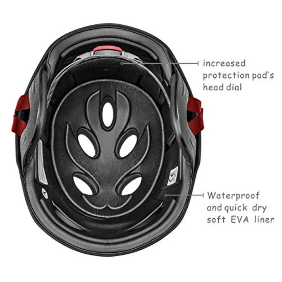 Adult Water Sports Helmet With Camera Mount Plate Pro