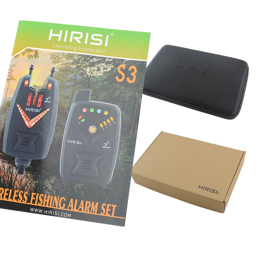 Hirisi Wireless Carp Fishing Alarm Set S3 With Remote Control