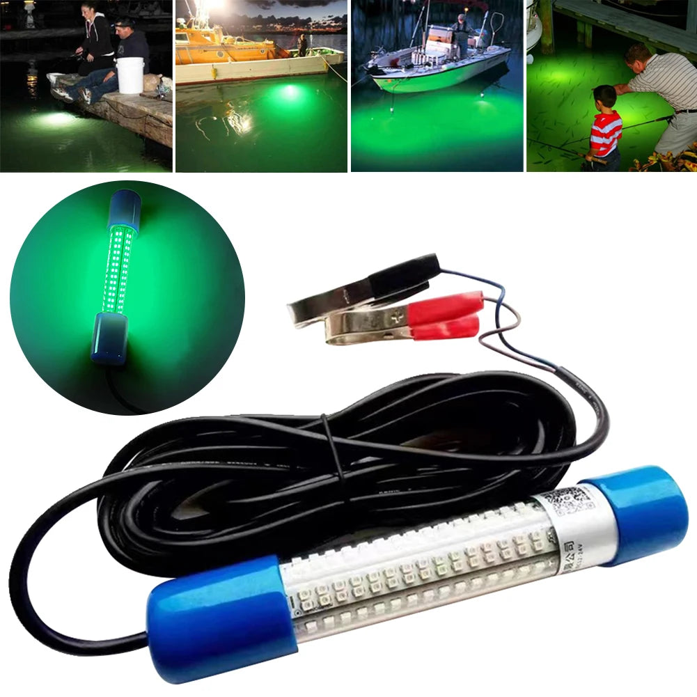 Shunmaii 50W DC12-24V Underwater Fishing Light IP68 Submersible