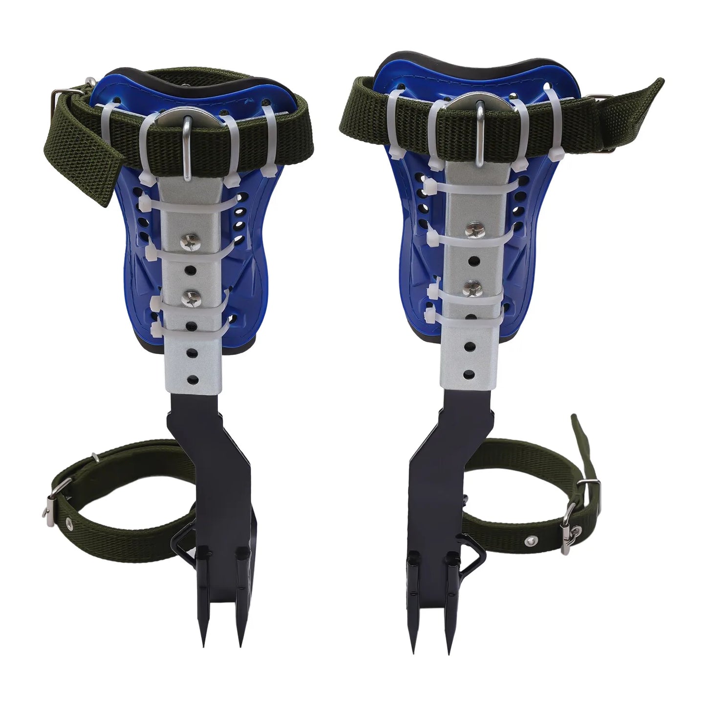 Q235 Steel Plate Tree Climbing Spike Set With Safety Gloves