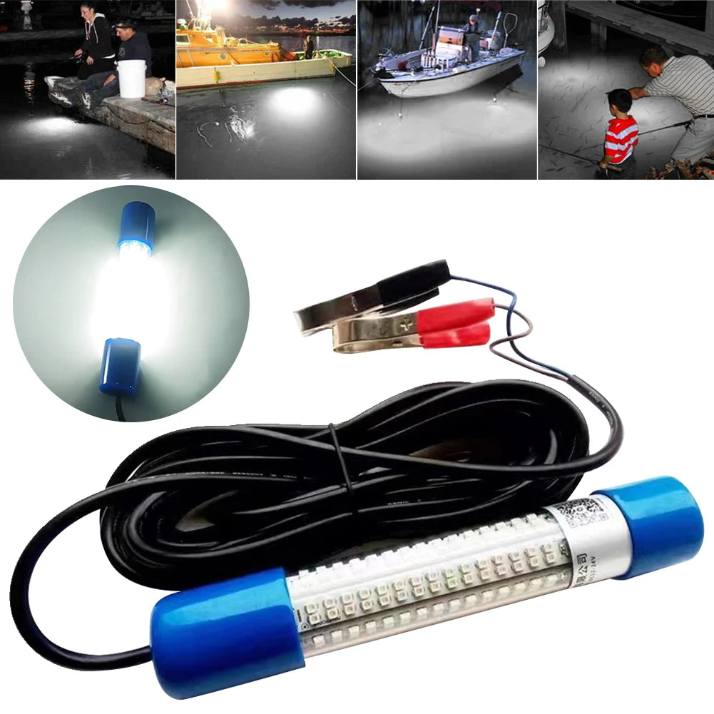 Shunmaii 50W DC12-24V Underwater Fishing Light IP68 Submersible