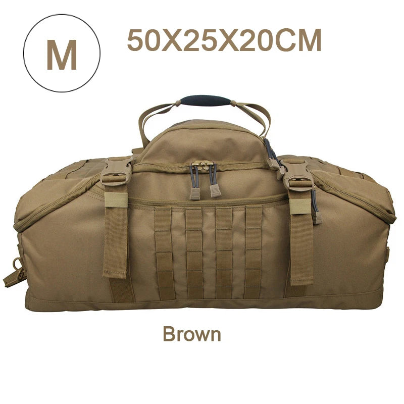 LQARMY Outdoor MOLLE Tactical Backpack for Hiking and Camping