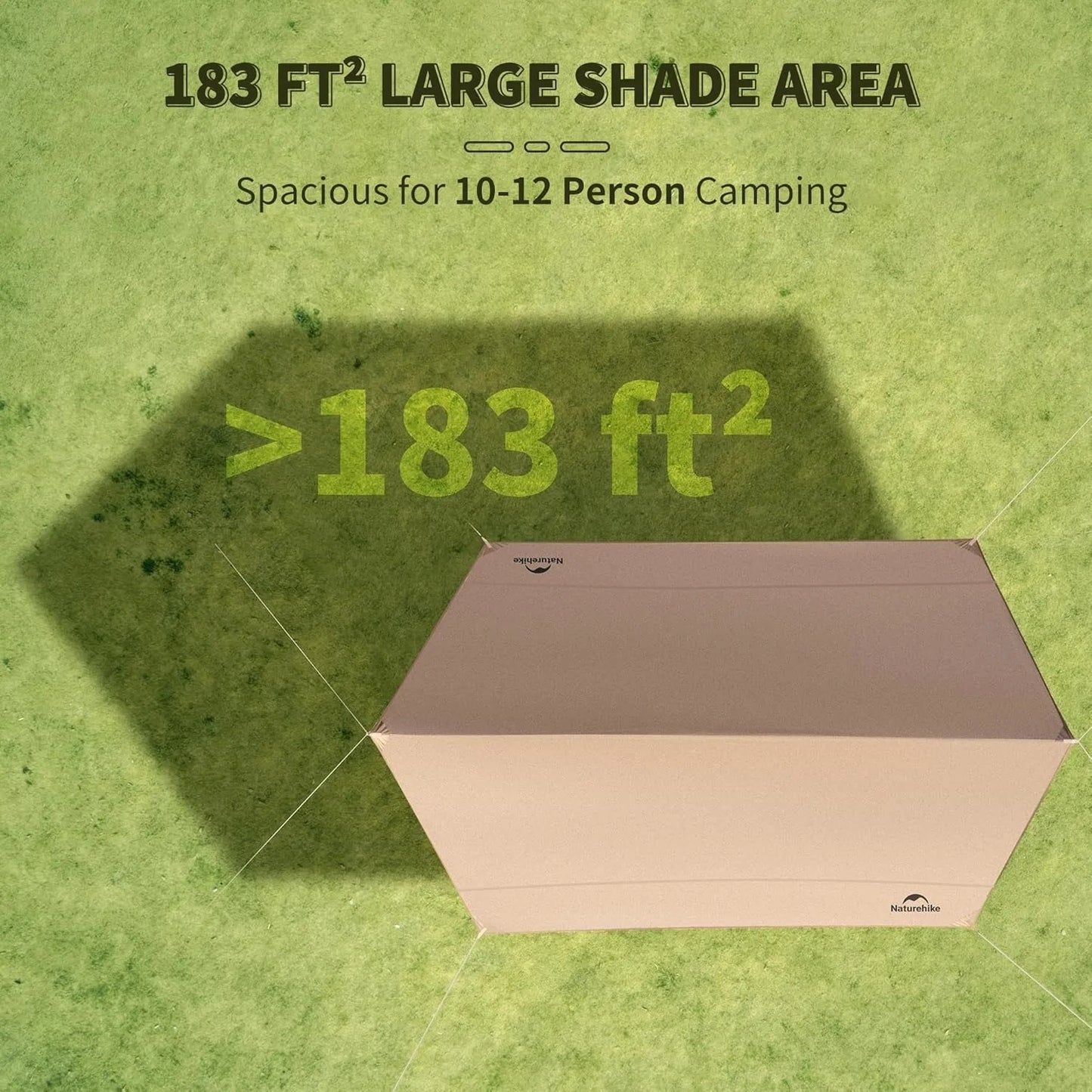 Naturehike Waterproof Canopy Sun Shelter For Outdoor Camping
