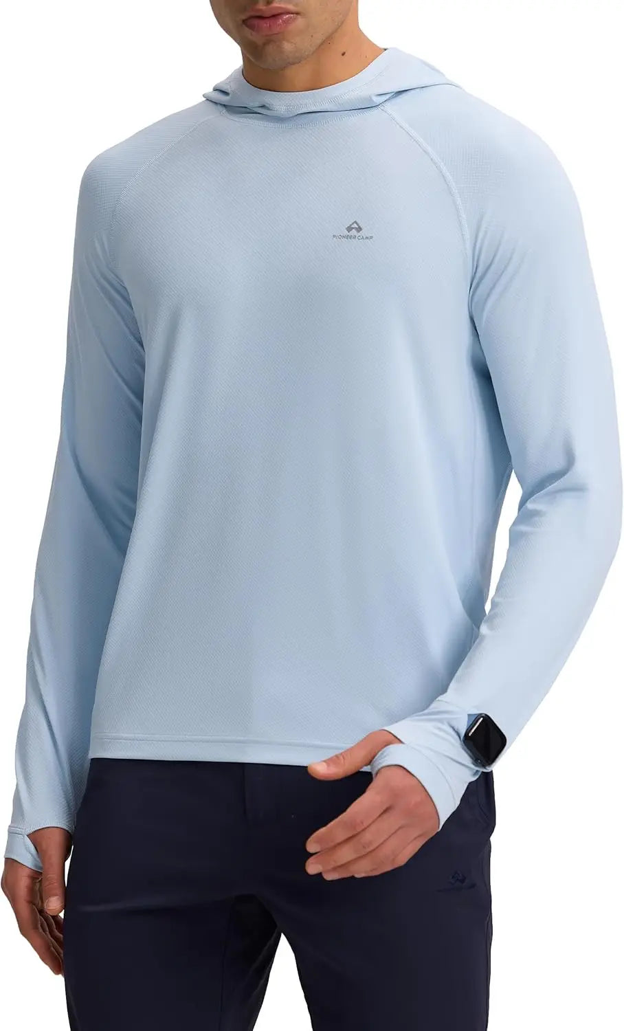 Pioneer Camp Mens UPF Fifty Sun Hoodie Shirt Quick Dry