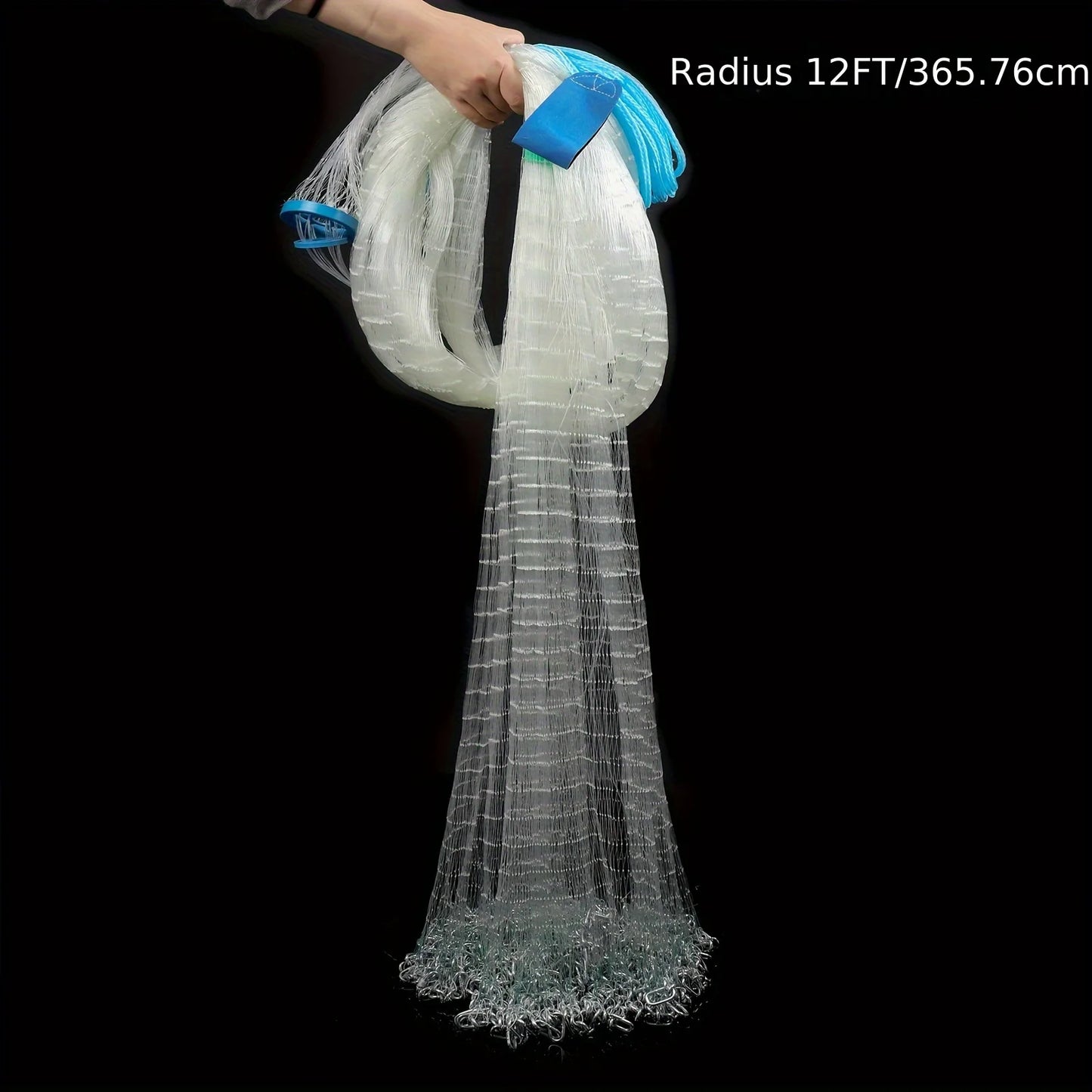 NGT Saltwater Cast Net With Upgraded Steel Chain Sinker