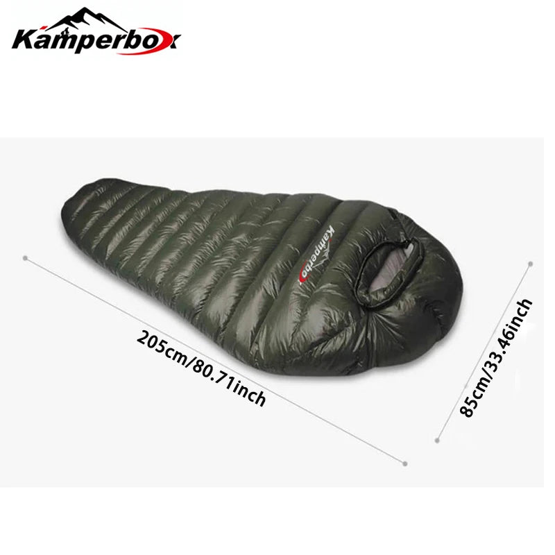 Kamperbox Cold Temperature Down Winter Duck Sleeping Bag