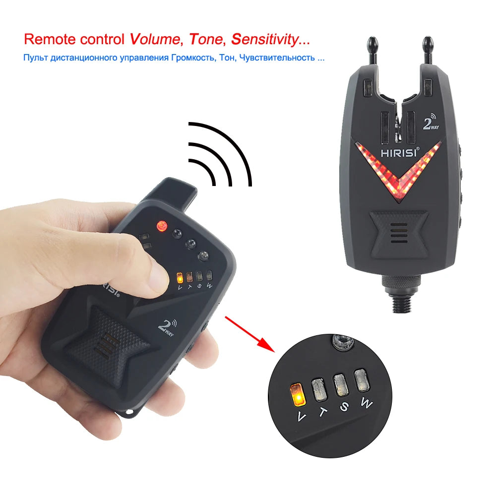 Hirisi Wireless Carp Fishing Alarm Set S3 With Remote Control