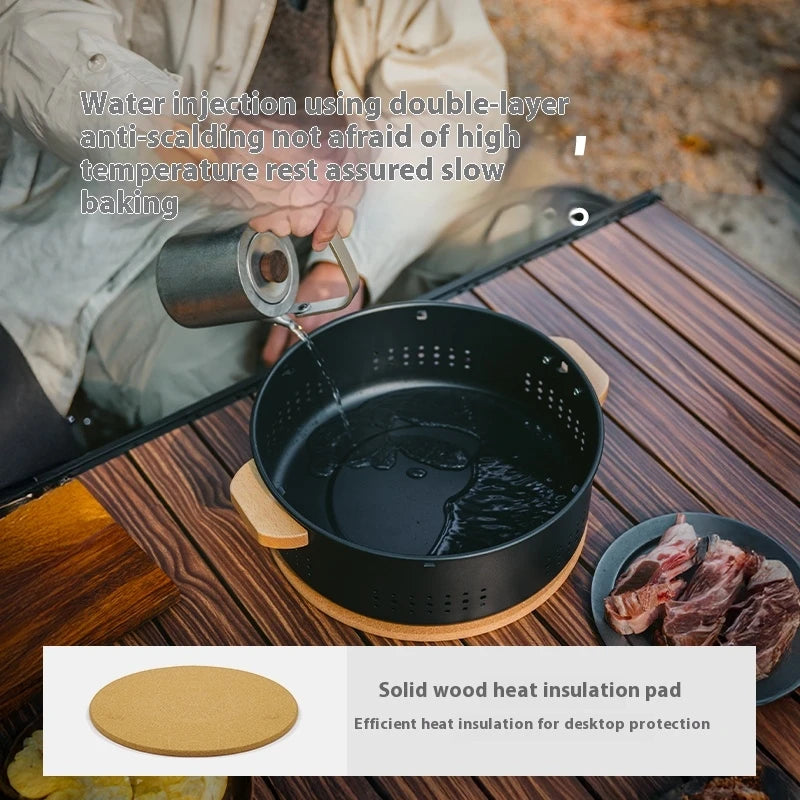 Naturehike Portable Charcoal Camping Stove for Outdoor Barbecue and Picnic