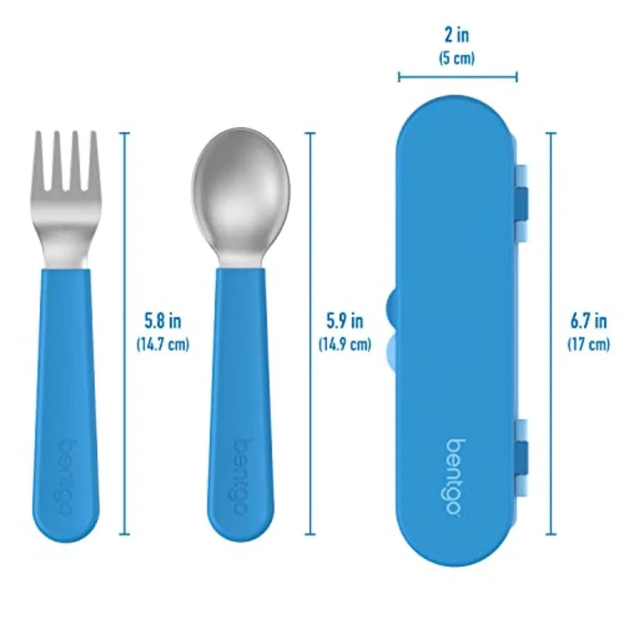Stainless Steel Utensil Set For School Lunch And Travel
