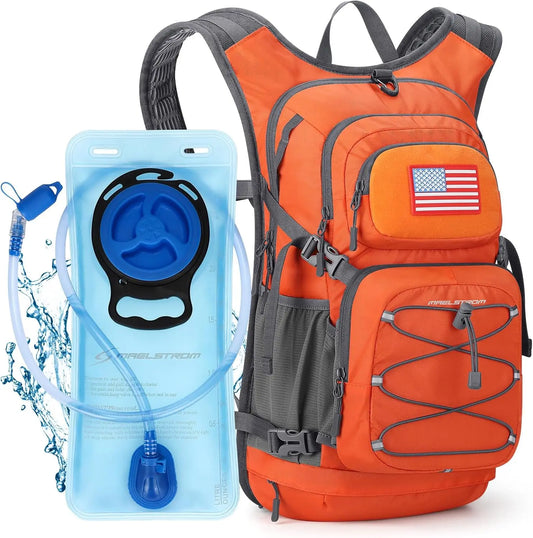 Hydration Hiking Backpack With Water Bladder And Insulated Bite Valve