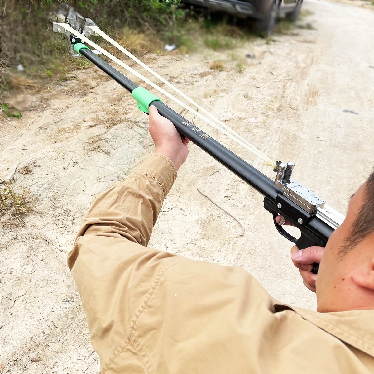 Powerful Metal Slingshot Outdoor Hunting Catapult Stainless Steel