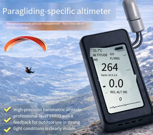 High Precision Paragliding Altimeter For Safe Flight