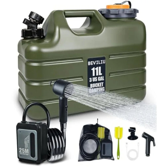Portable Camping Shower For Outdoor Use Lightweight Bucket
