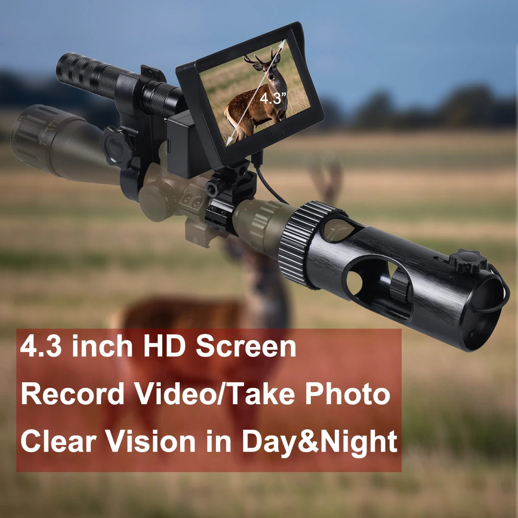 Megaorei Digital Night Vision Riflescope 850nm Infrared Scope HD 720P