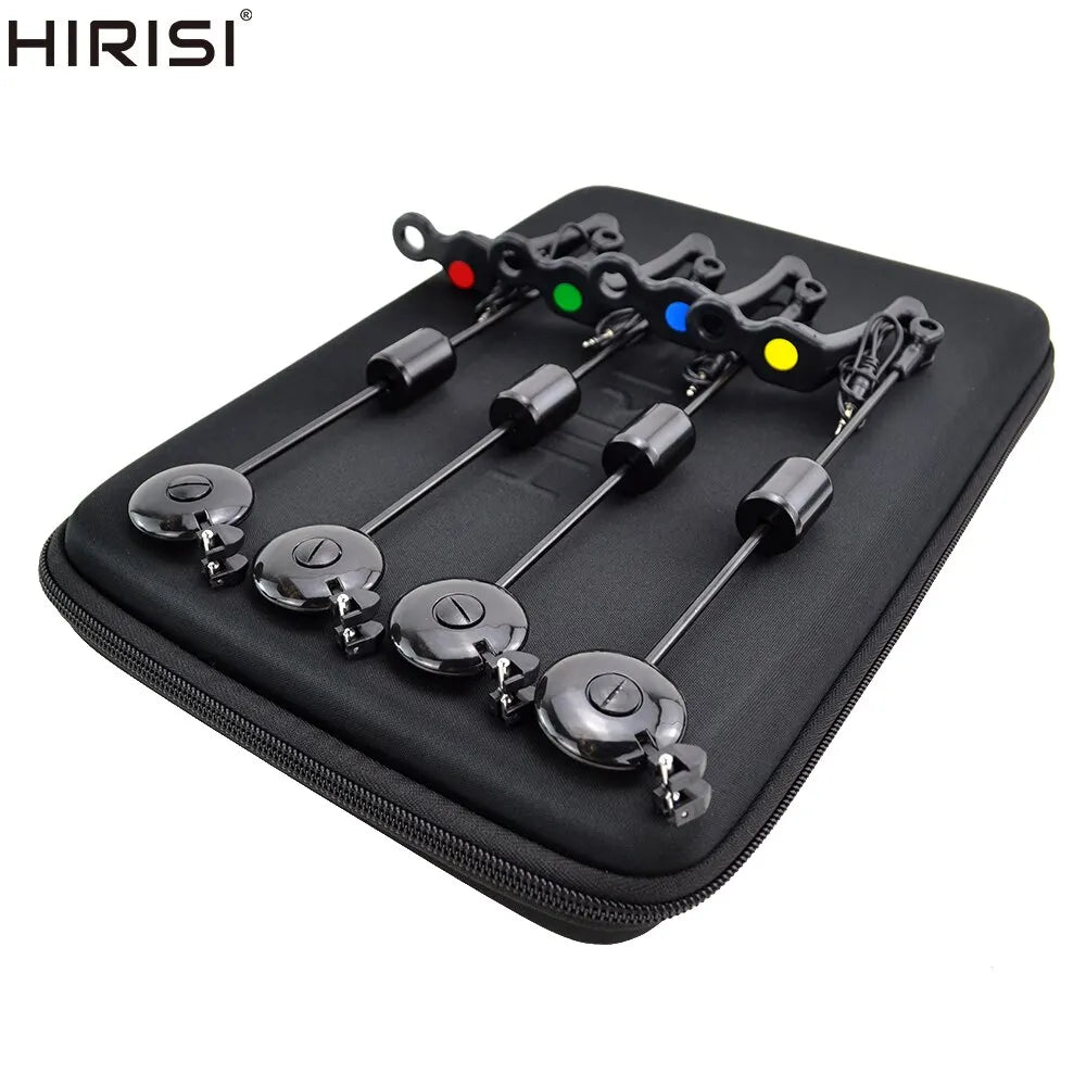 Hirisi LED Carp Fishing Swingers Drop Off Indicator Case