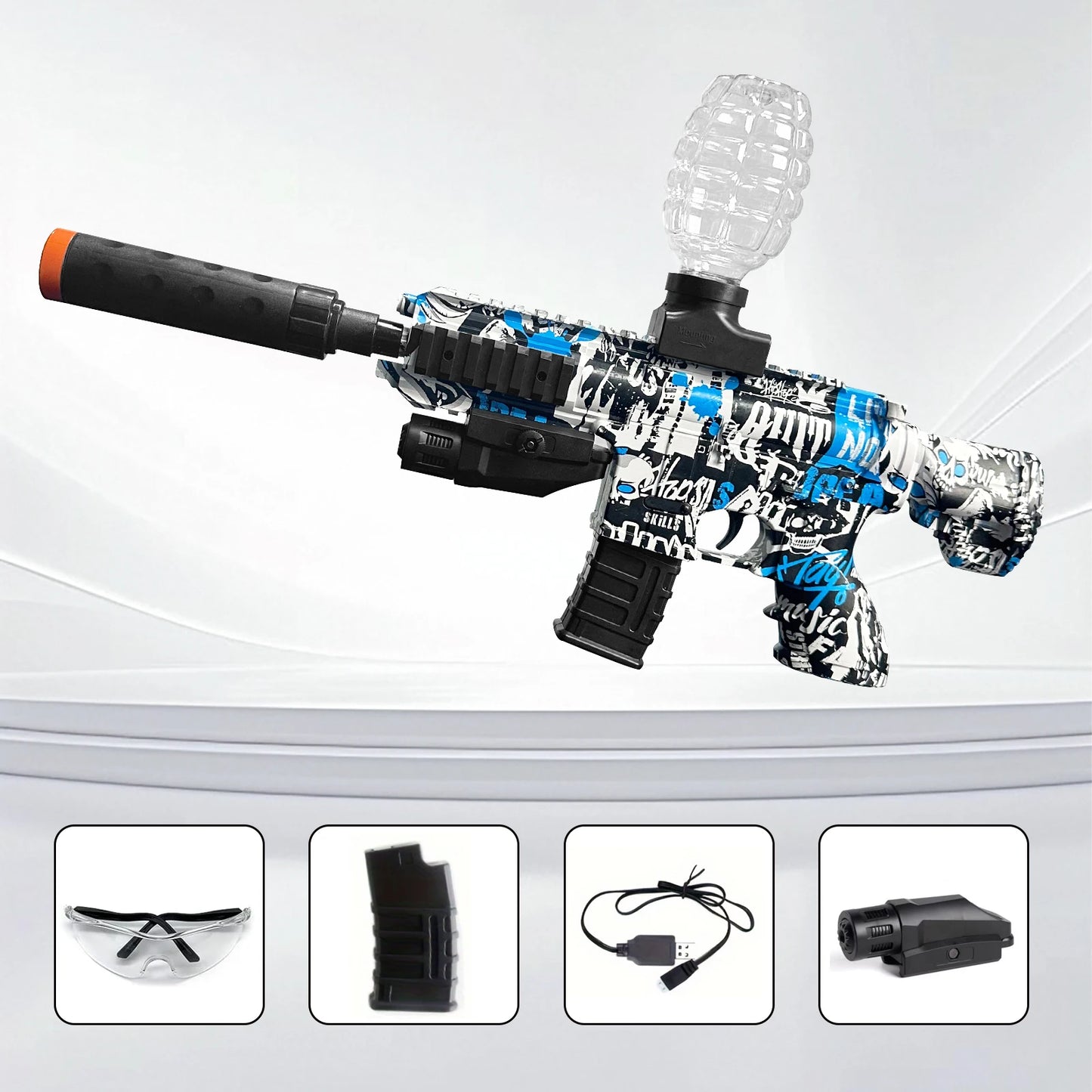 Hign-concerned Electric Gel Ball Blaster Gun High Speed Splat Toy