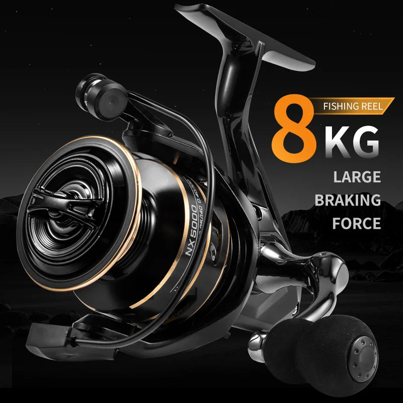 J-BARZILLAI Spinning Fishing Reel NX 10kg Max Drag High Speed