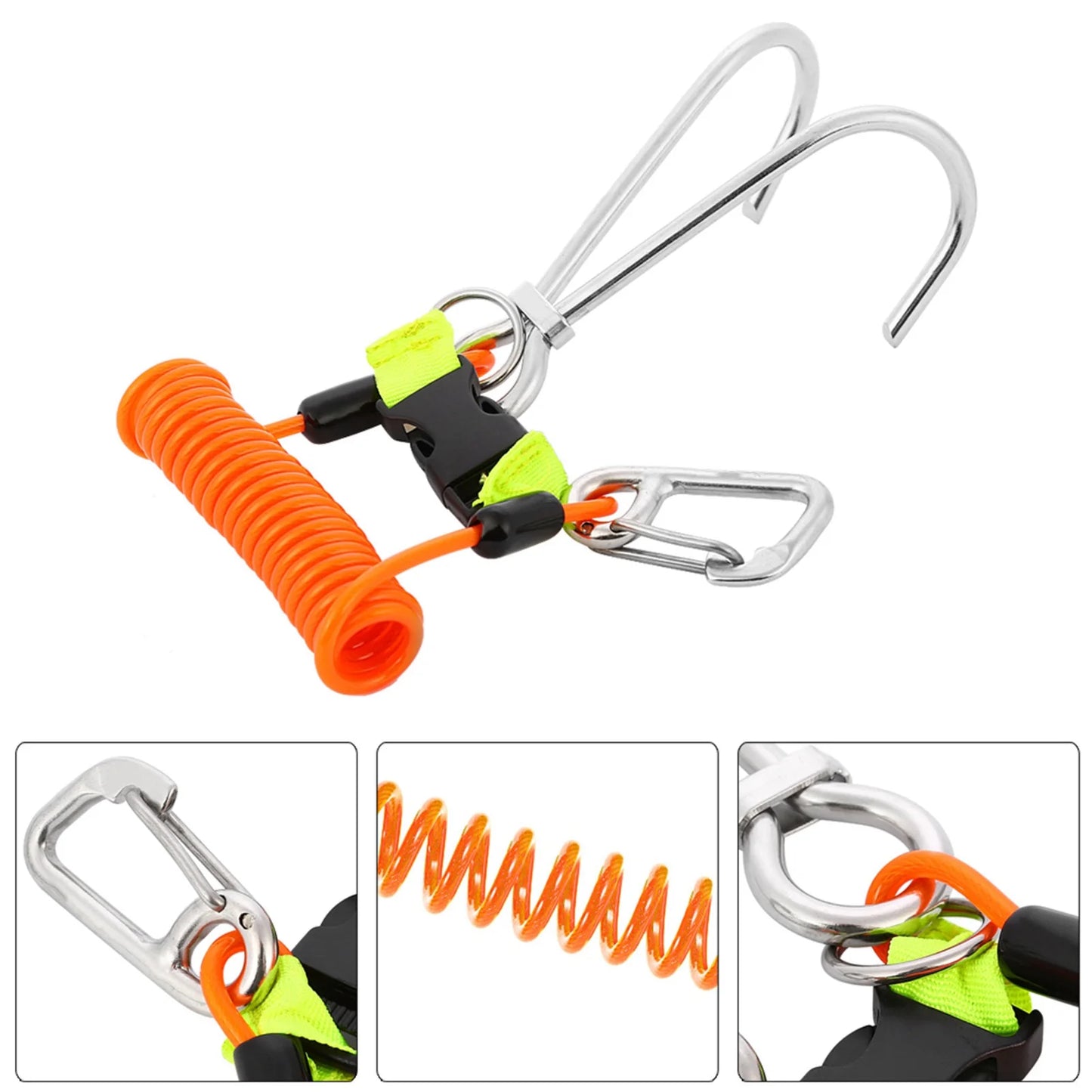 316 Stainless Steel Reef Hook For Scuba Diving Safety And Stability