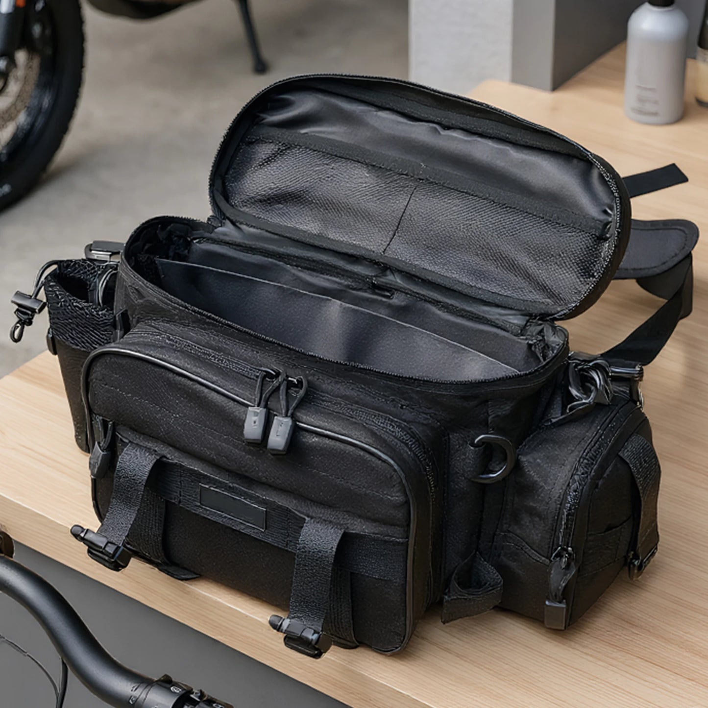 Thickened Wear Resistant Tackle Bags Portable Fishing Gear Organizer Backpack