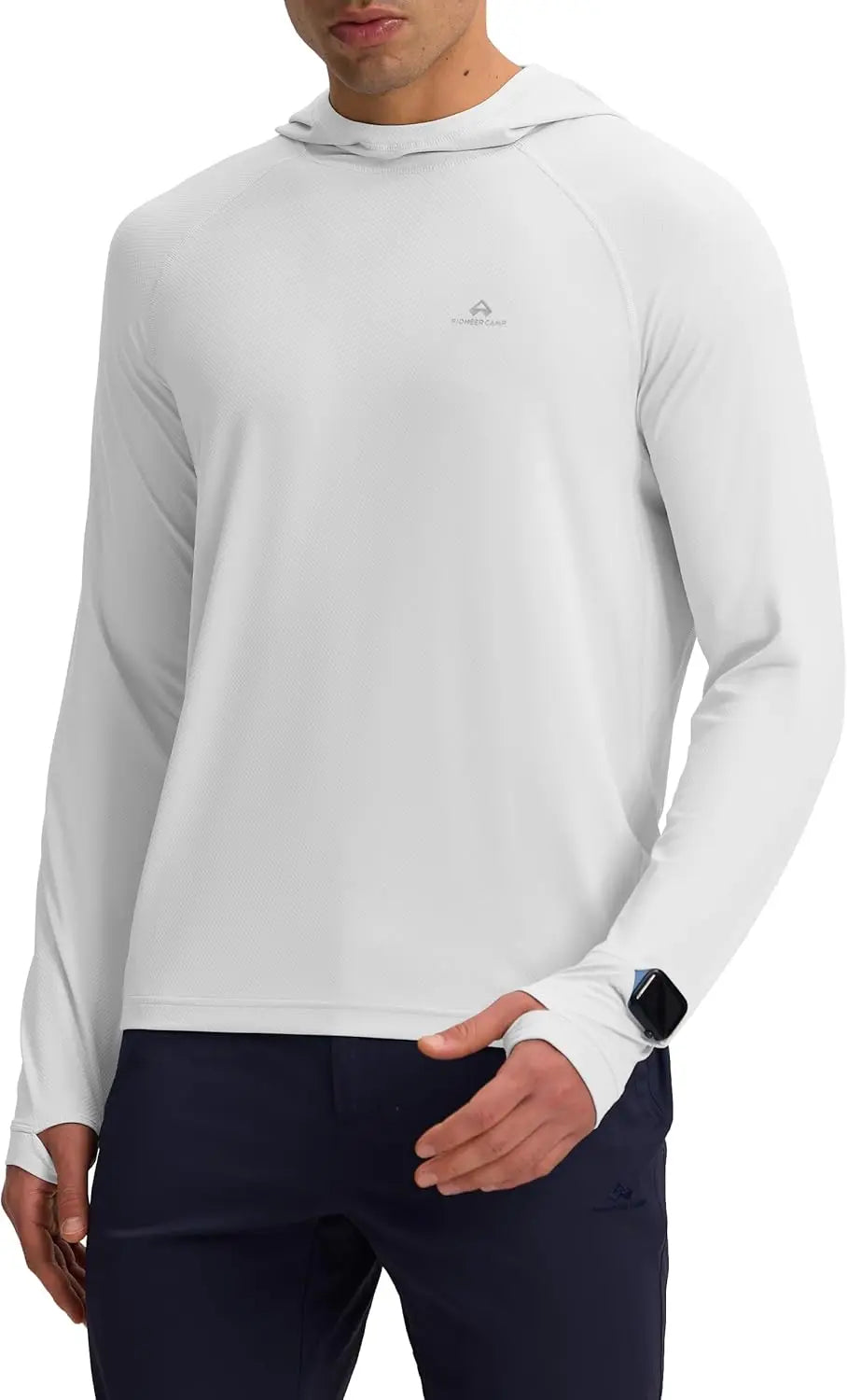 Pioneer Camp Mens UPF Fifty Sun Hoodie Shirt Quick Dry