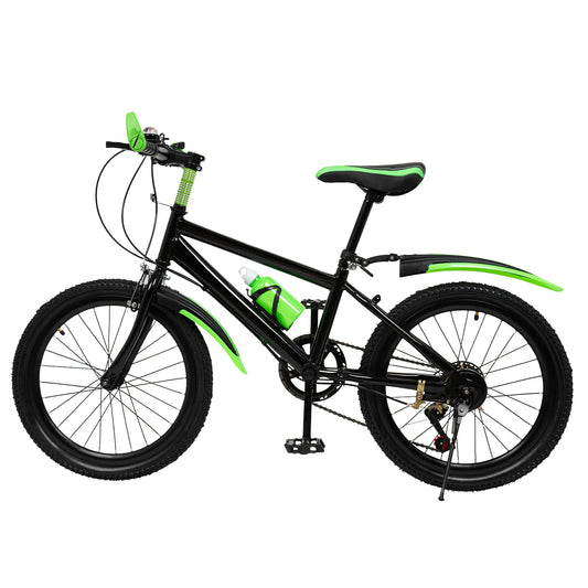 Kids Mountain Bike 7 Speed With Adjustable Seat And Mudguards