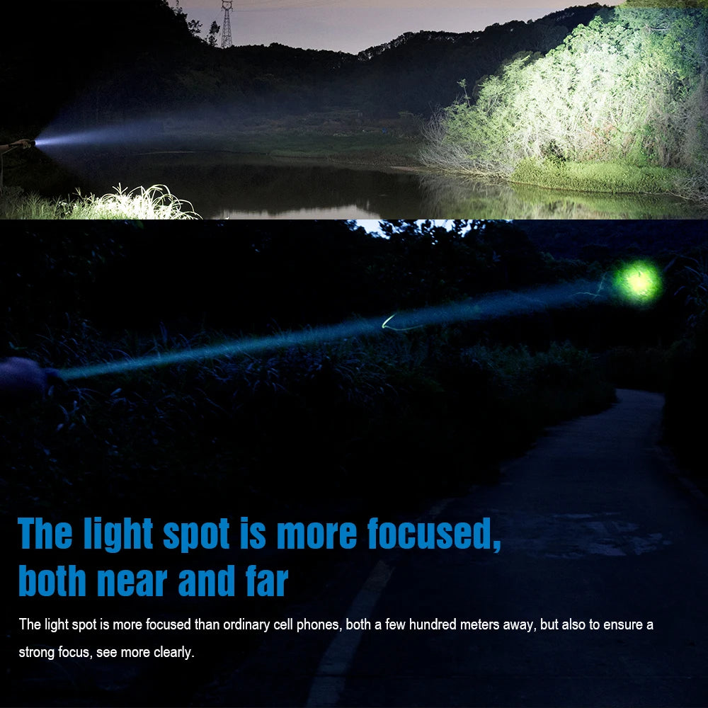 TrustFire T30R Tactical Flashlight 1100M Range 460 Lumen USB Rechargeable