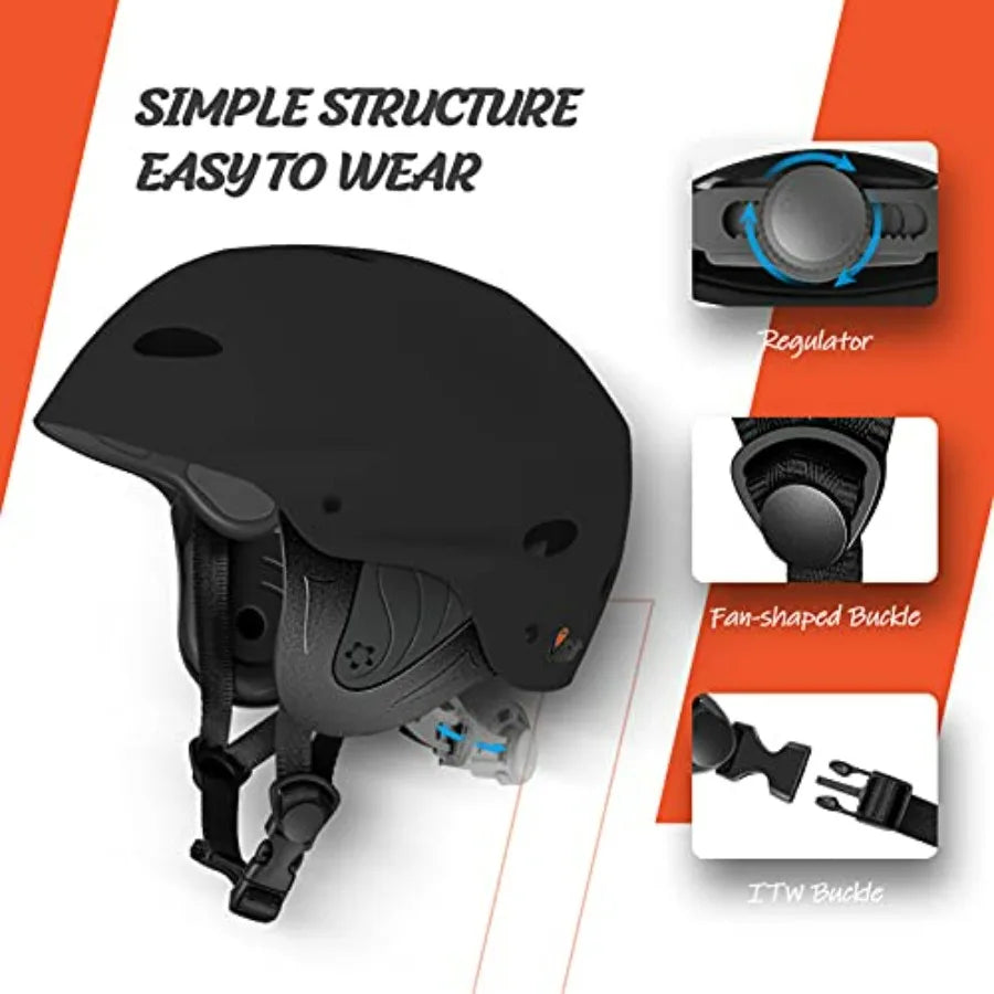 Adult Water Sports Helmet With Ears For Kayaking And Surfing