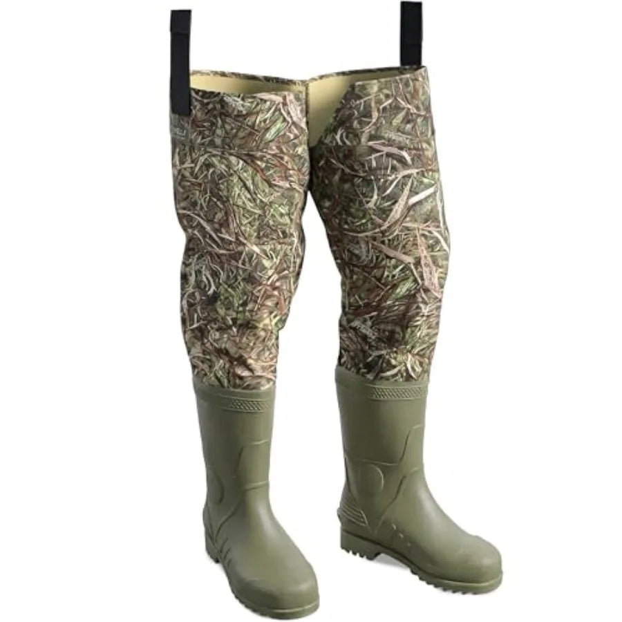 Unisex Hip Waders Waterproof Camo Boots For Fishing And Hunting