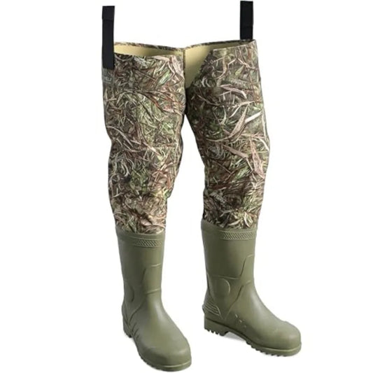 Unisex Hip Waders Waterproof Camo Boots For Fishing And Hunting