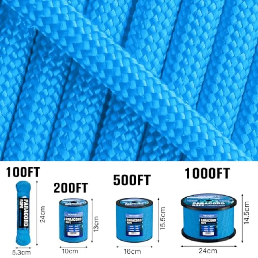 Paracord Rope 7 Parachute Cord 4mm 11 Strand Nylon Outdoor Rope