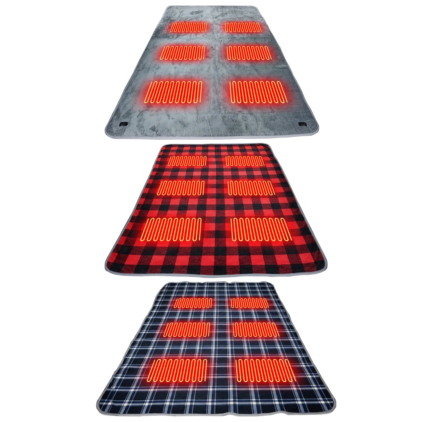 Camping USB Heated Sleeping Mat Outdoor Adjustable Electric Heating Pad