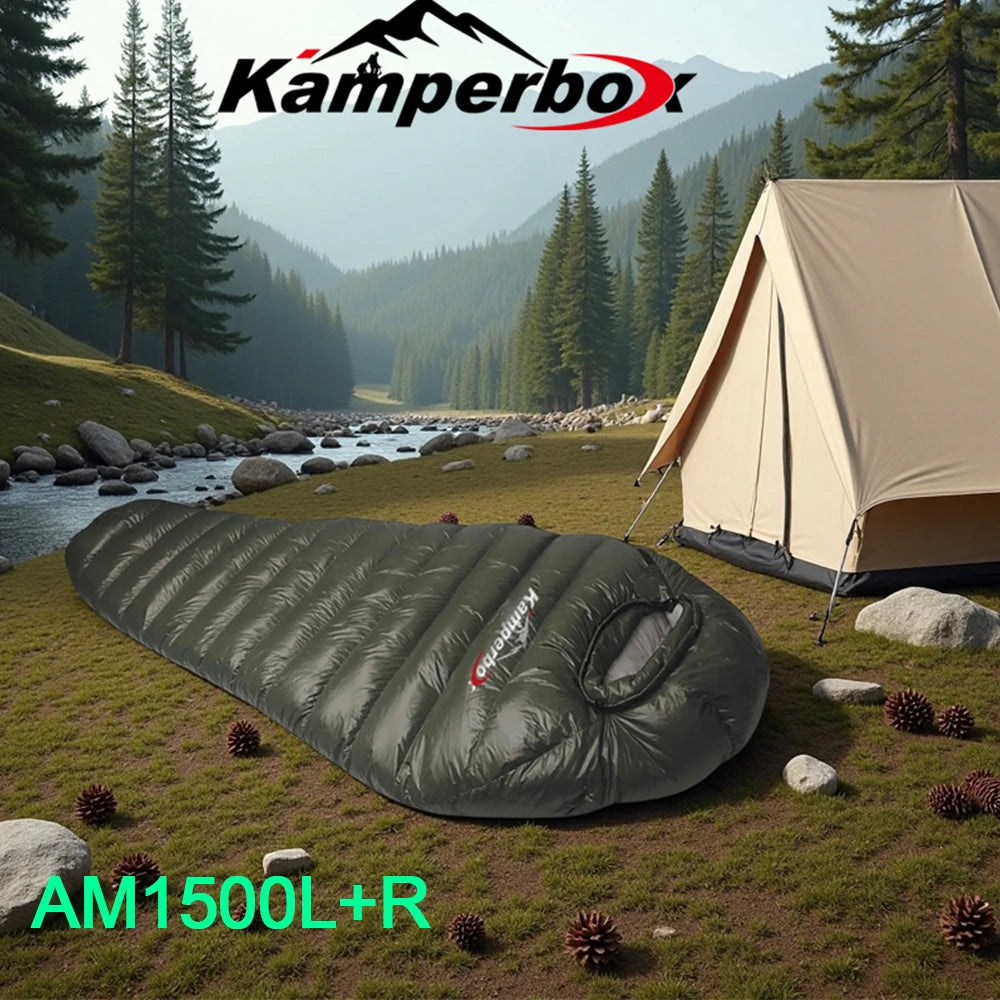 Kamperbox Cold Temperature Down Winter Duck Sleeping Bag