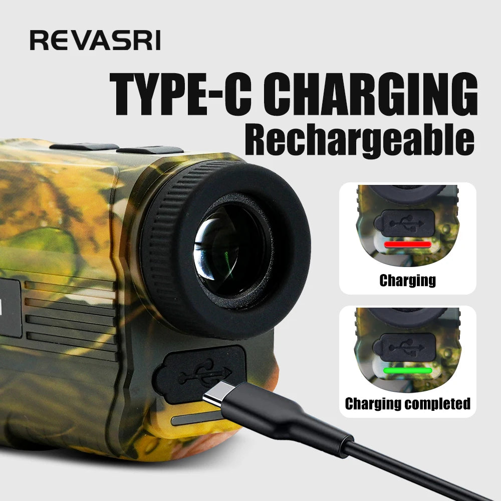 REVASRI Mini Rangefinder For Hunting 1000M 2000M 3000M