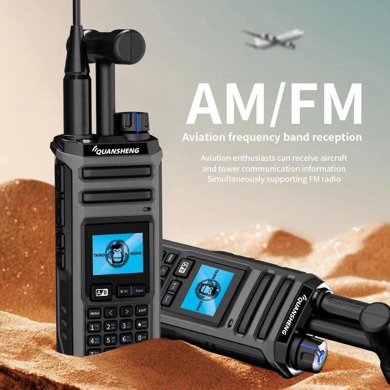 Quan Sheng TK115 10W VHF UHF Dual Band Radio IP55 NOAA Weather Alert