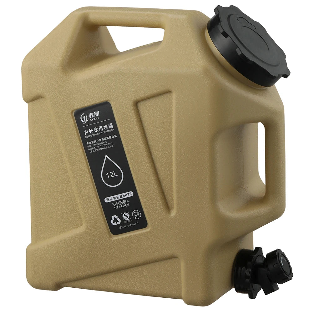 APWIKOGER Camping Water Container Portable Water Storage Carrier Outdoors