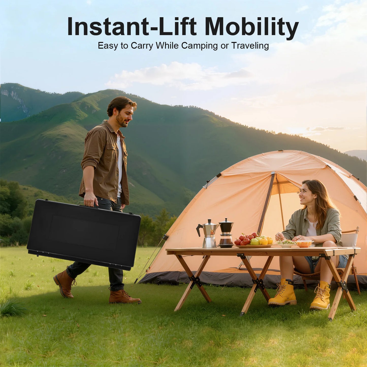 Portable 3 Burner Gas Camping Stove With Piezo Ignition