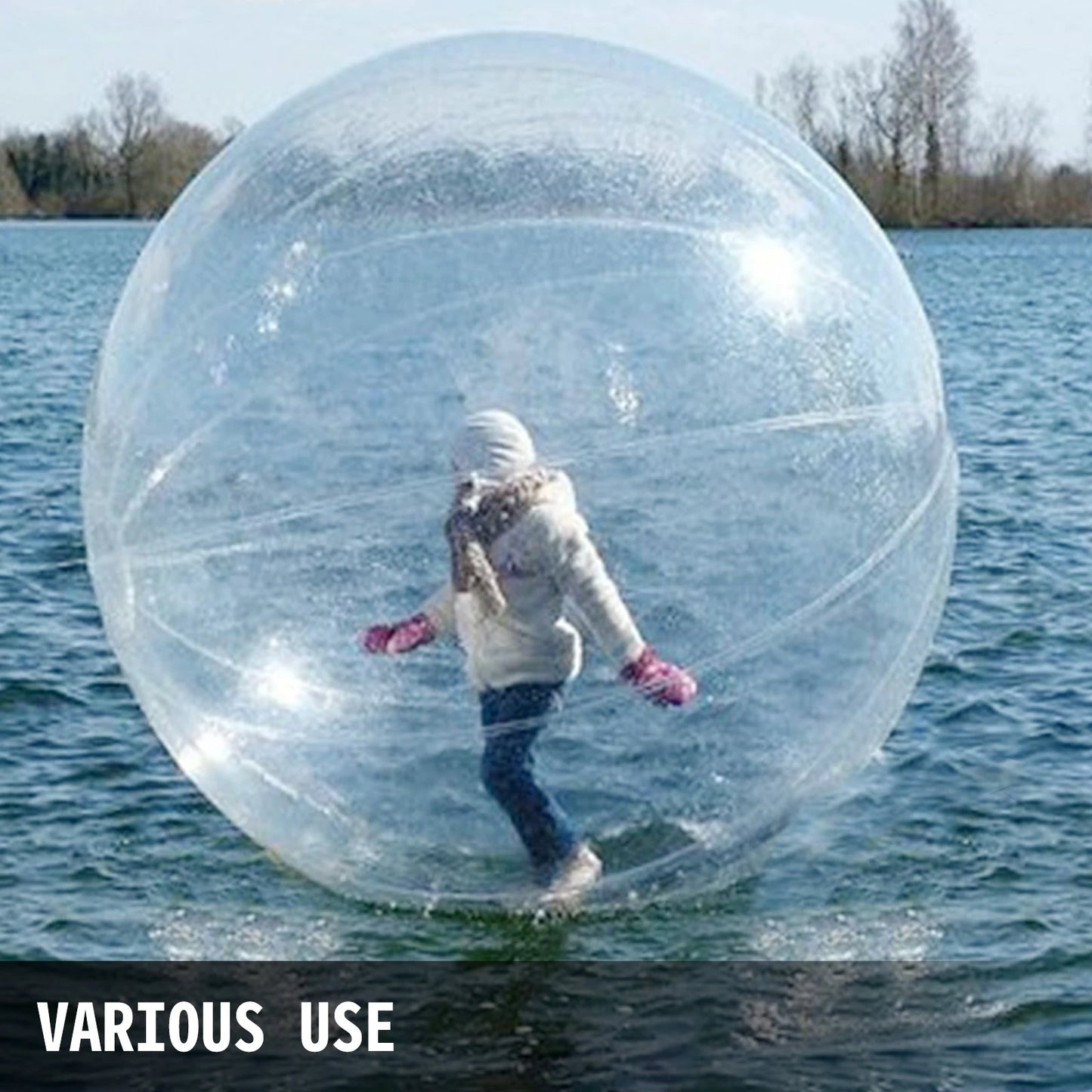 SucceBuy Inflatable Water Walking Ball With Air Blower