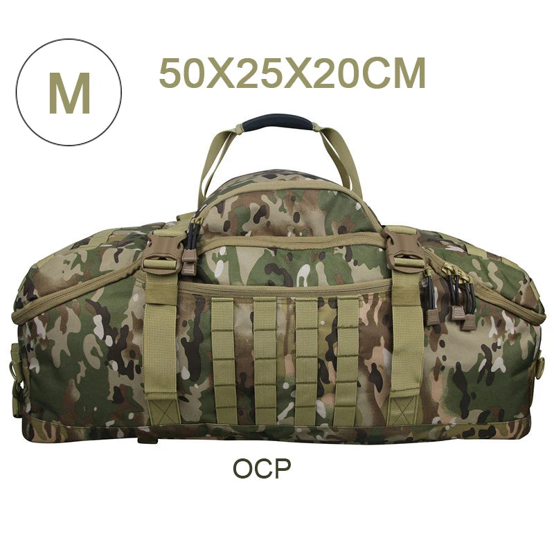 LQARMY Outdoor MOLLE Tactical Backpack for Hiking and Camping