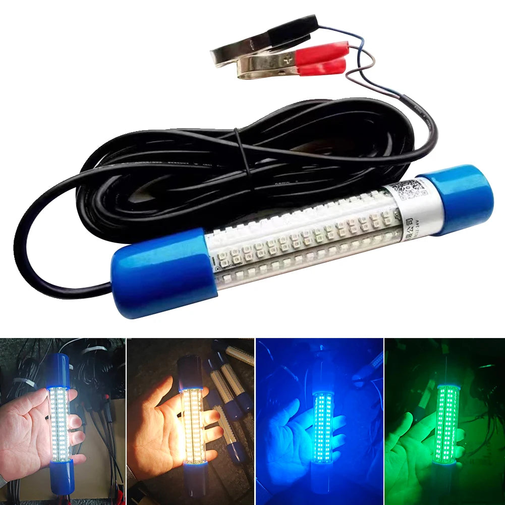 Shunmaii 50W DC12-24V Underwater Fishing Light IP68 Submersible