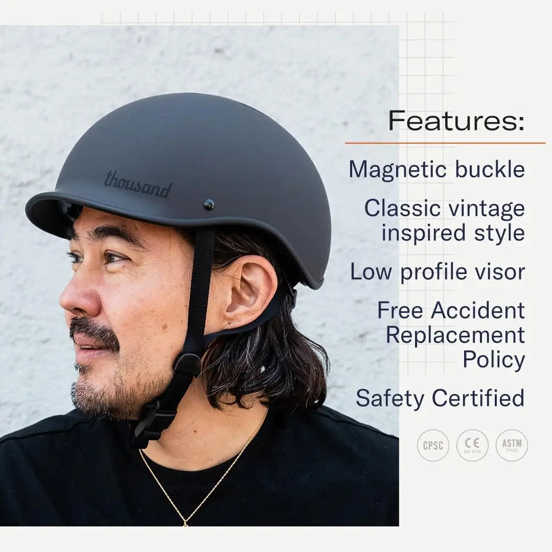 YTYIN Heritage 2.0 Adult Bike Helmet Low Profile Retro Commuter