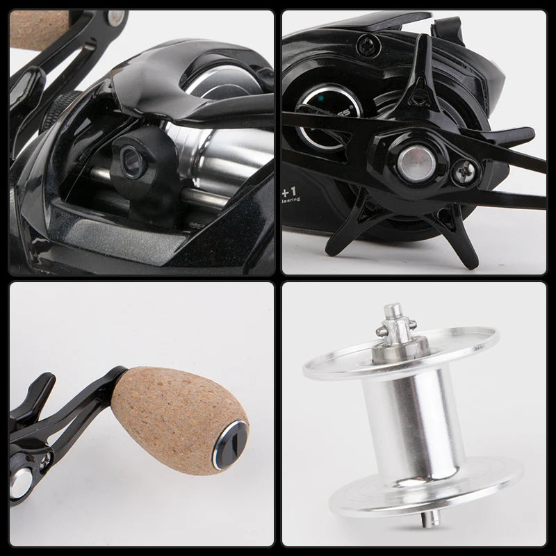 Billings Baitcasting Fishing Reel 8Kg Max Drag 7to1 Magnetic Brake