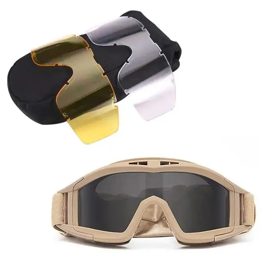 Explosion Proof Tactical Goggles For Airsoft And Paintball