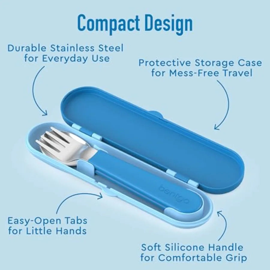 Stainless Steel Utensil Set For School Lunch And Travel